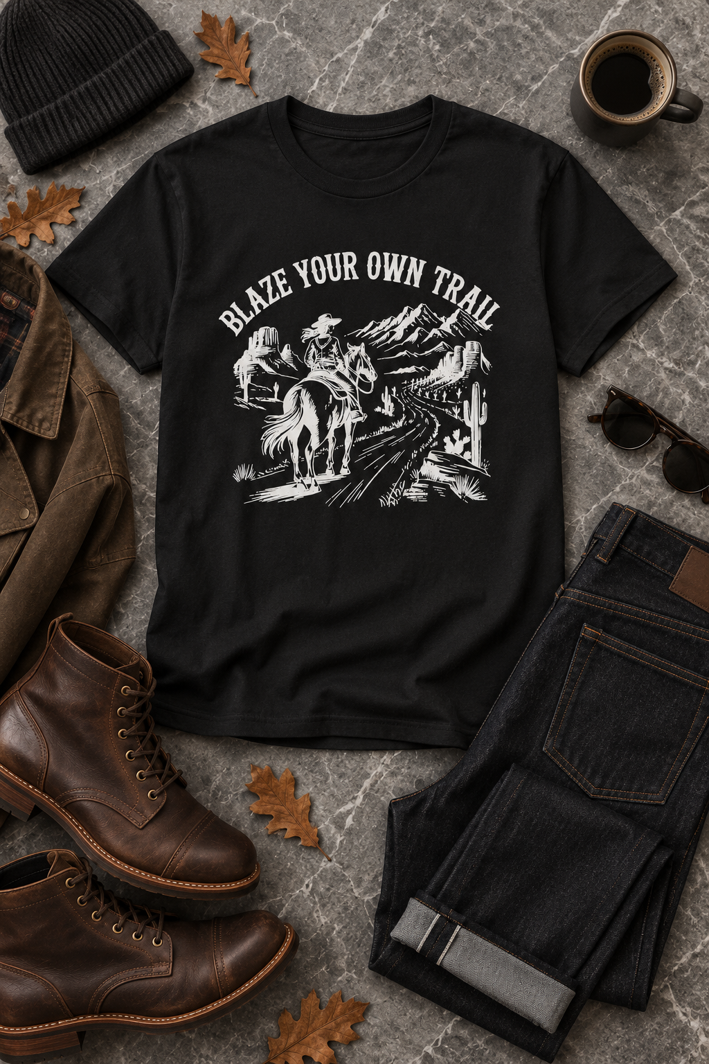 Cowgirl Graphic Tee: Blaze Your Own Trail Western Shirt