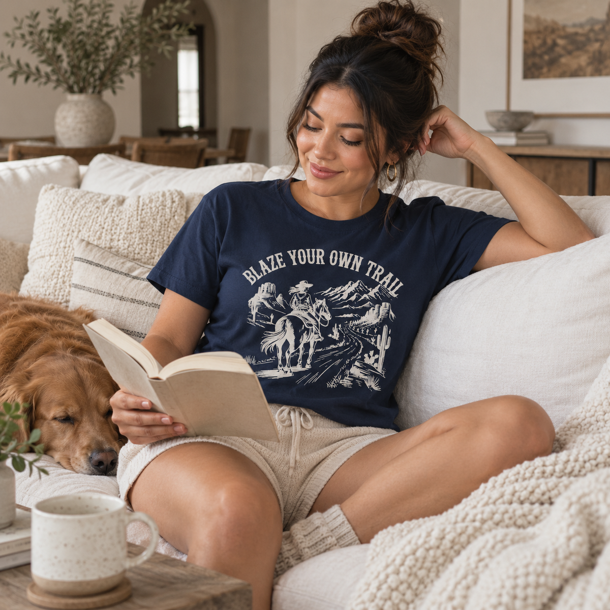 Cowgirl Graphic Tee: Blaze Your Own Trail Western Shirt