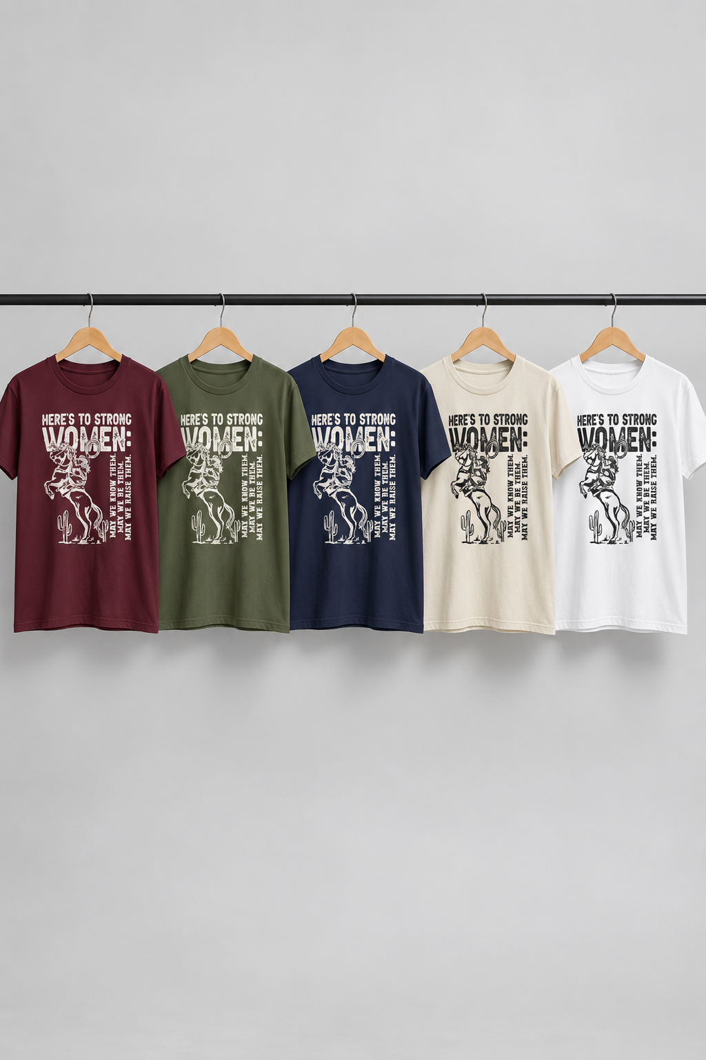 Strong Women Shirt: Western Cowgirl Empowerment Tee