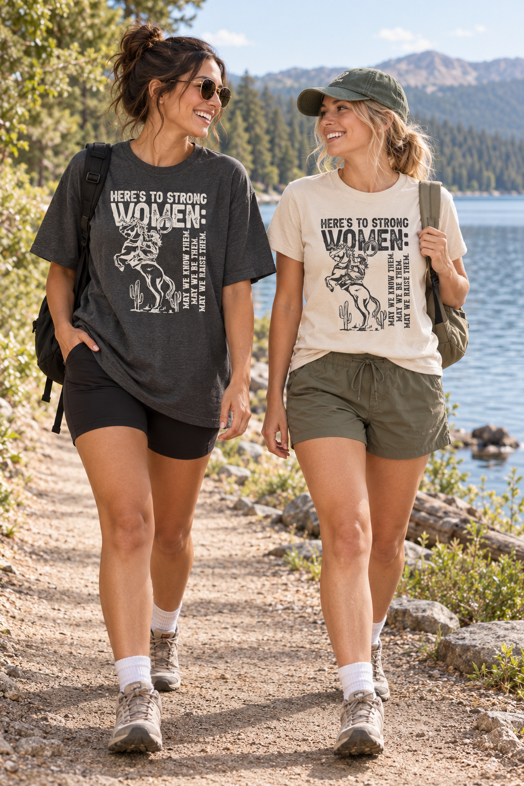 Strong Women Shirt: Western Cowgirl Empowerment Tee