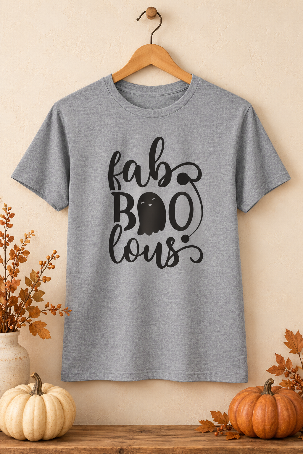 Faboolous Halloween Shirt: Cute Ghost Graphic Tee