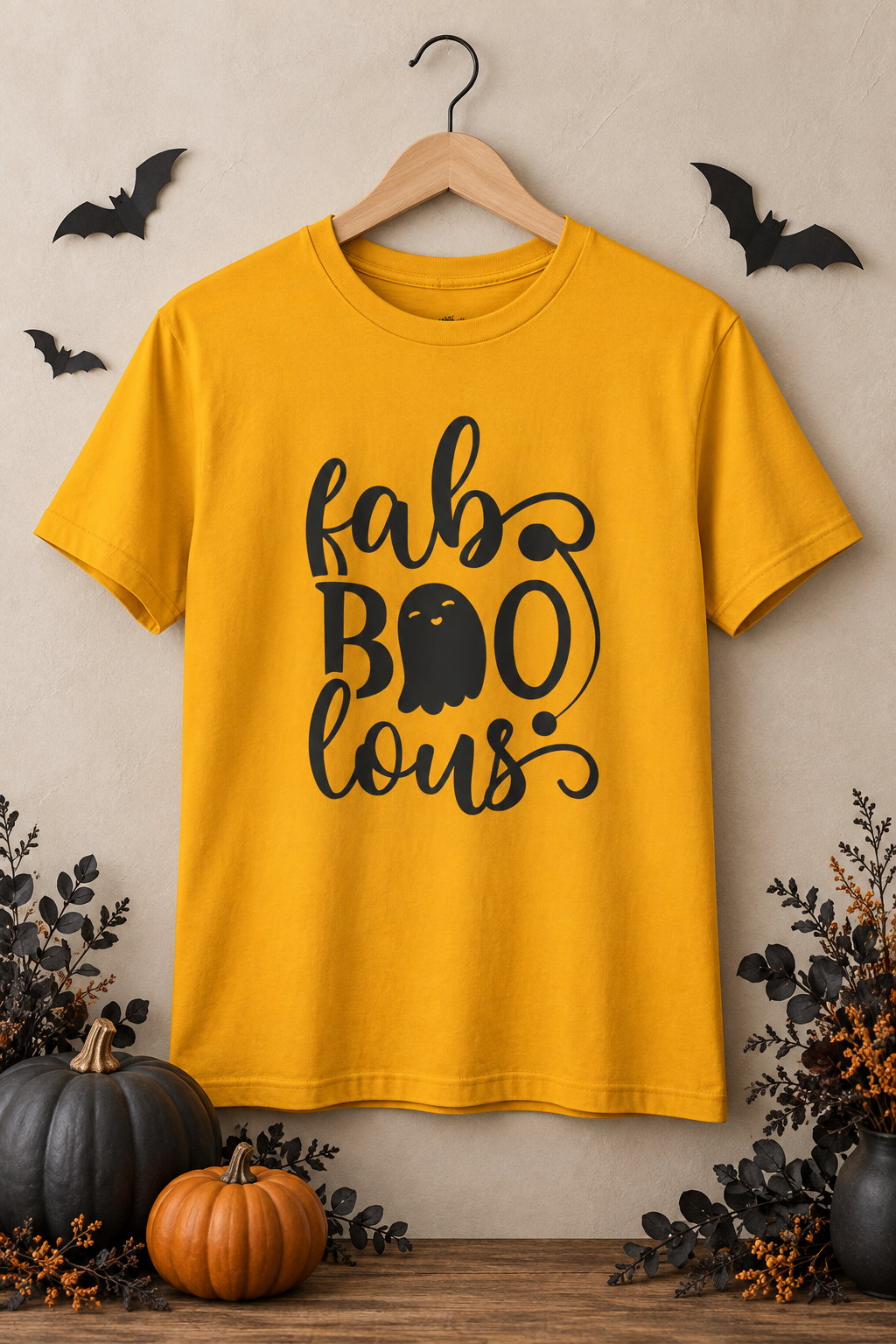 Faboolous Halloween Shirt: Cute Ghost Graphic Tee