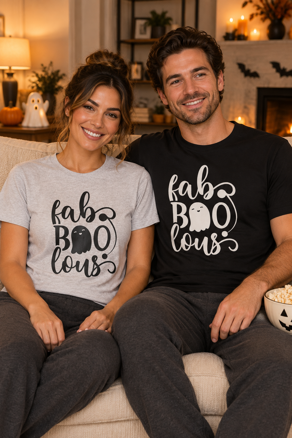 Faboolous Halloween Shirt: Cute Ghost Graphic Tee