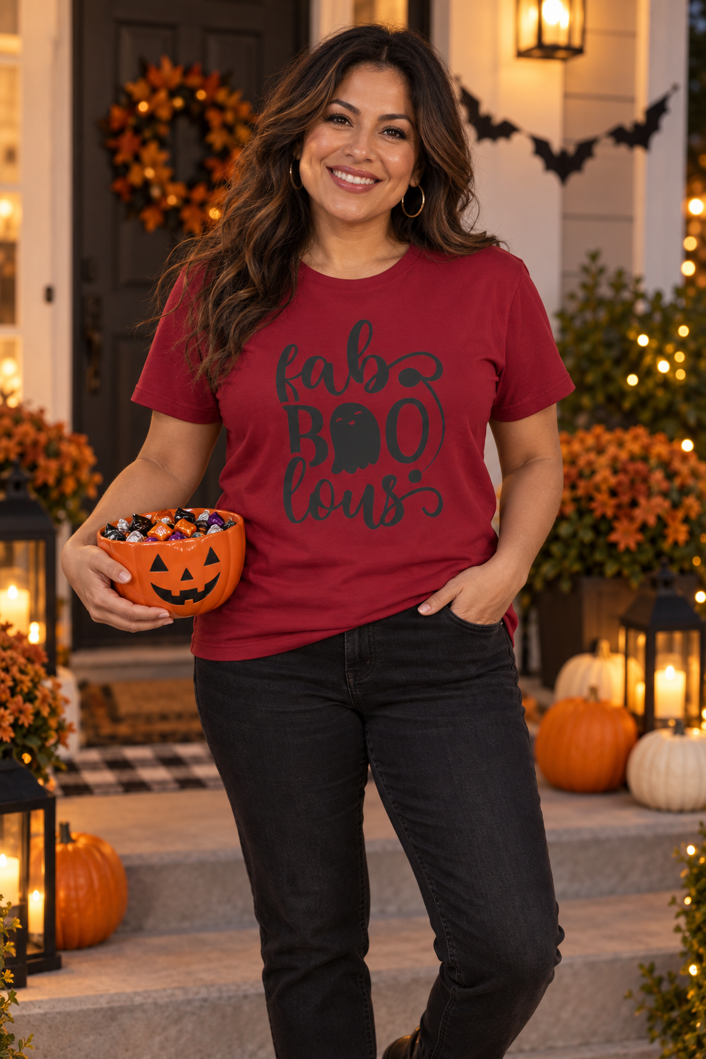 Faboolous Halloween Shirt: Cute Ghost Graphic Tee