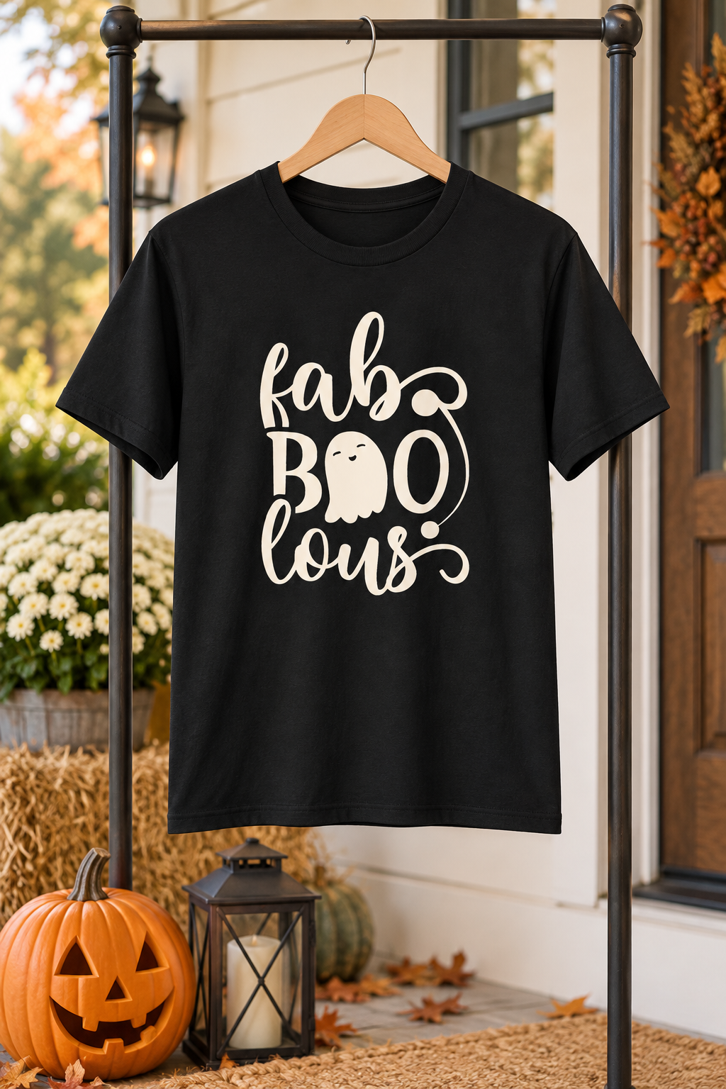 Faboolous Halloween Shirt: Cute Ghost Graphic Tee