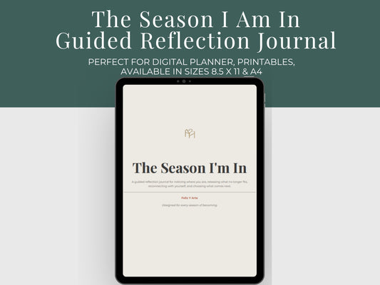Printable Reflection Journal PDF | 44-Page Guided Journal