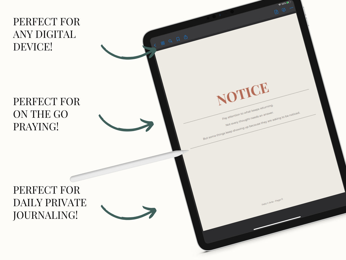 Printable Reflection Journal PDF | 44-Page Guided Journal