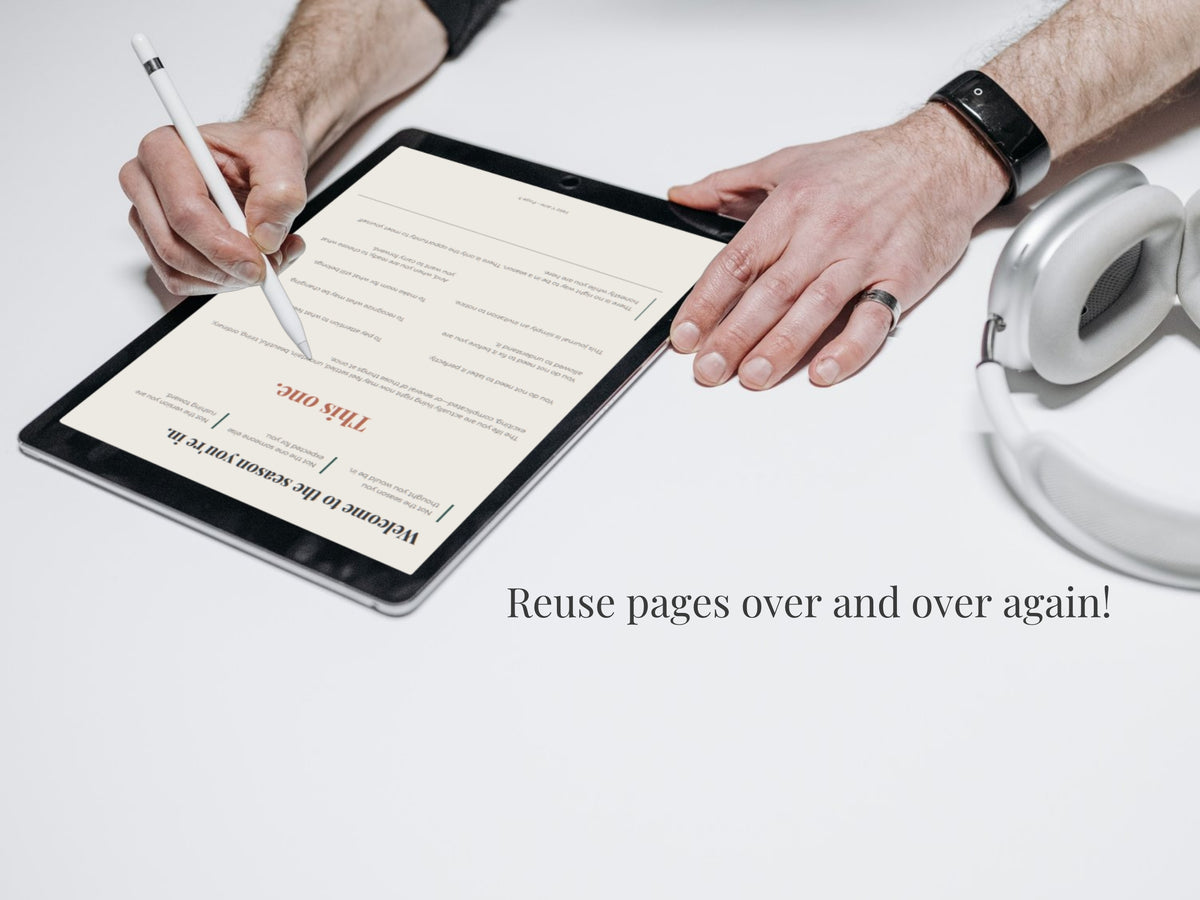Printable Reflection Journal PDF | 44-Page Guided Journal