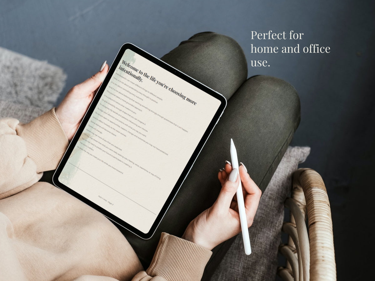 Manifestation Journal & Planner Bundle PDF | 63-Page Artistic Goal Planner