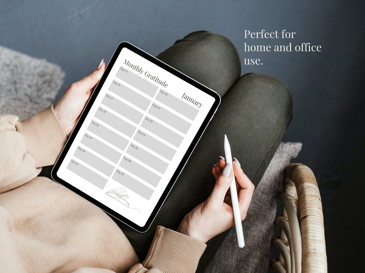 Christian Prayer Journal Bundle PDF | Bible Study Planner