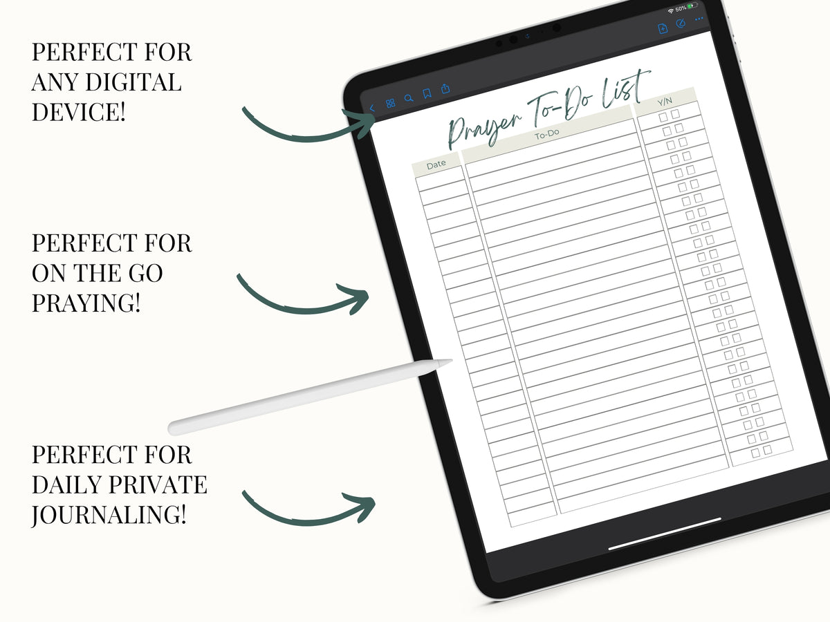 Artistic Christian Prayer Journal Bundle | Bible Study PDF