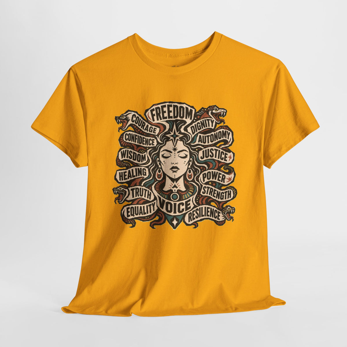 Empowerment Shirt: Serpent Portrait Graphic Tee