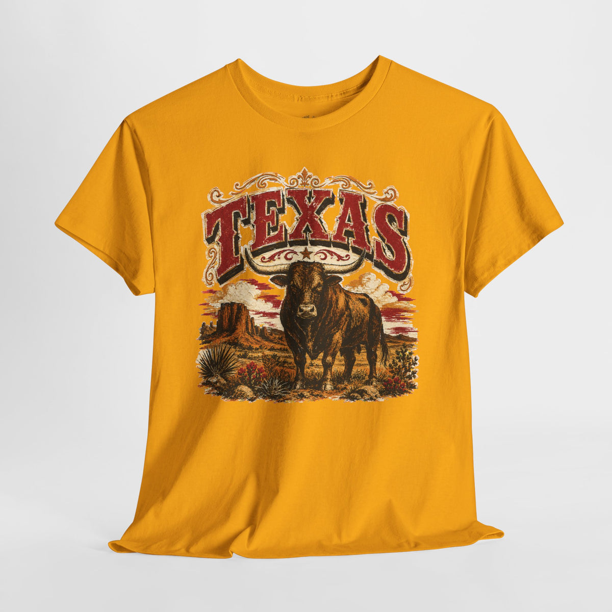 Texas Longhorn Shirt: Vintage Western Cattle Graphic Tee