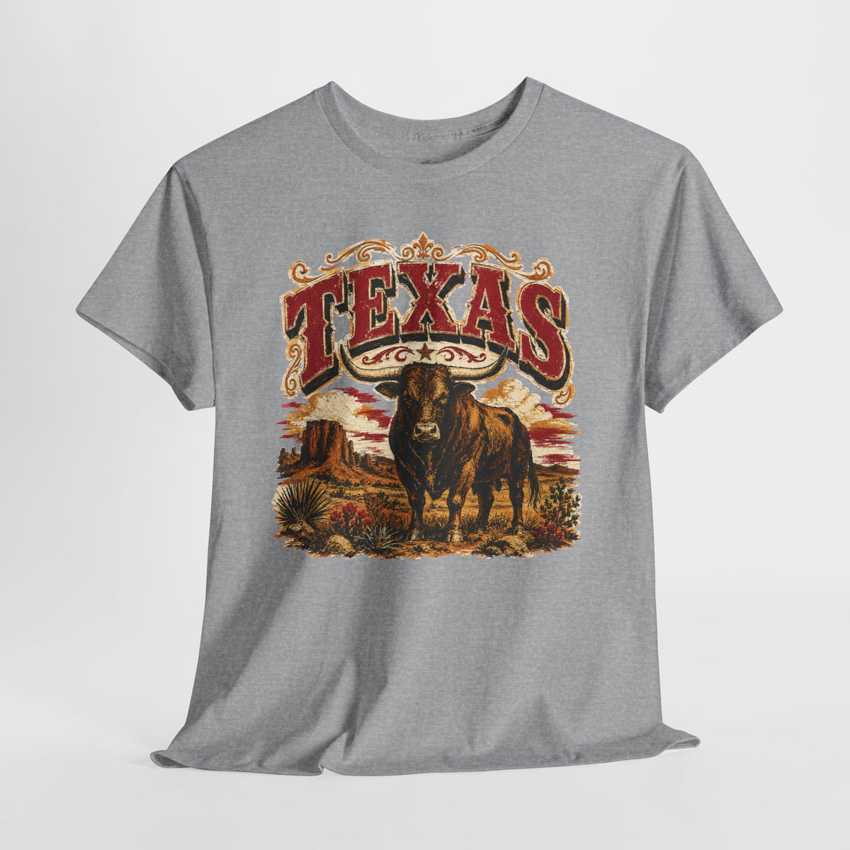 Texas Longhorn Shirt: Vintage Western Cattle Graphic Tee