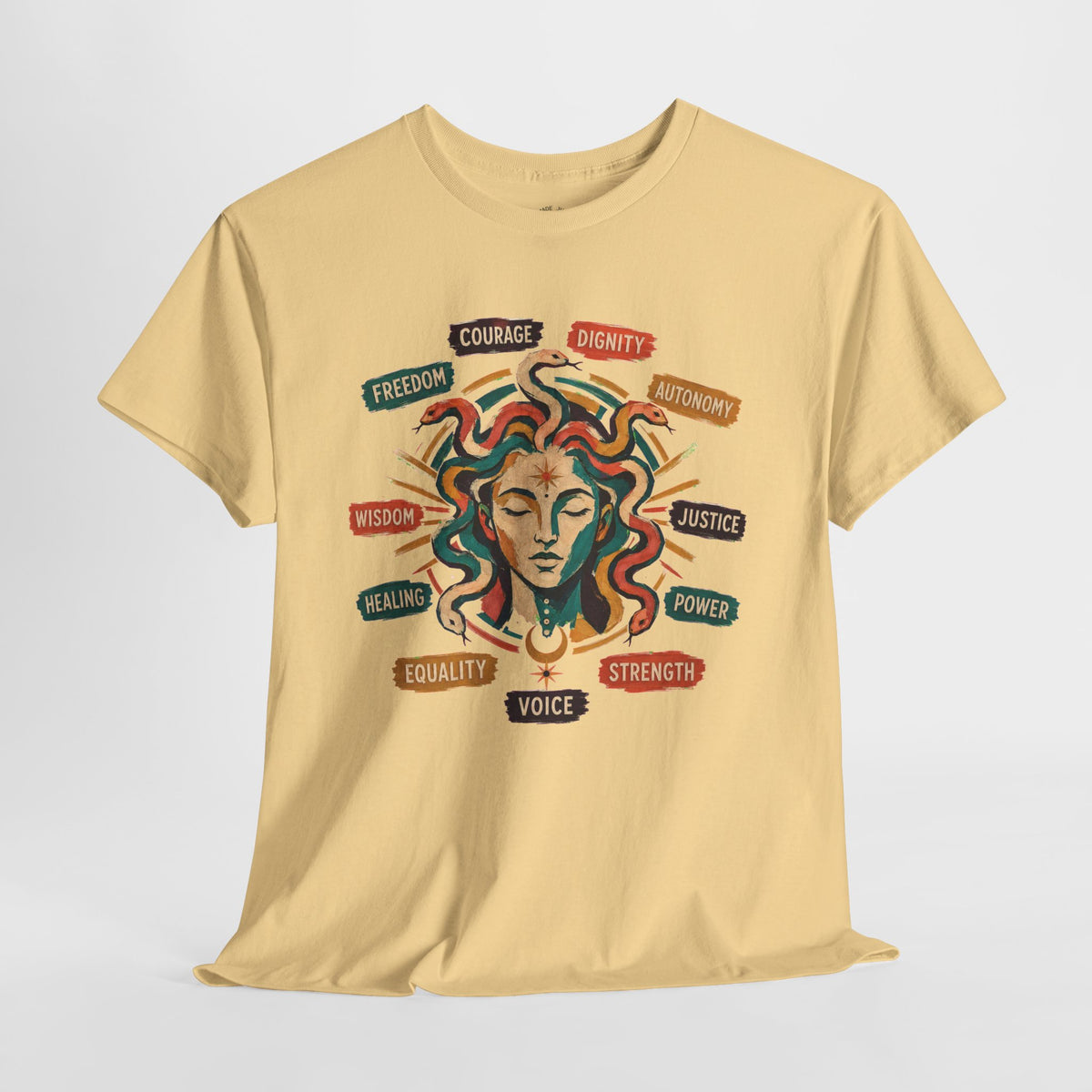 Medusa Shirt, Colorful Empowerment Graphic Tee