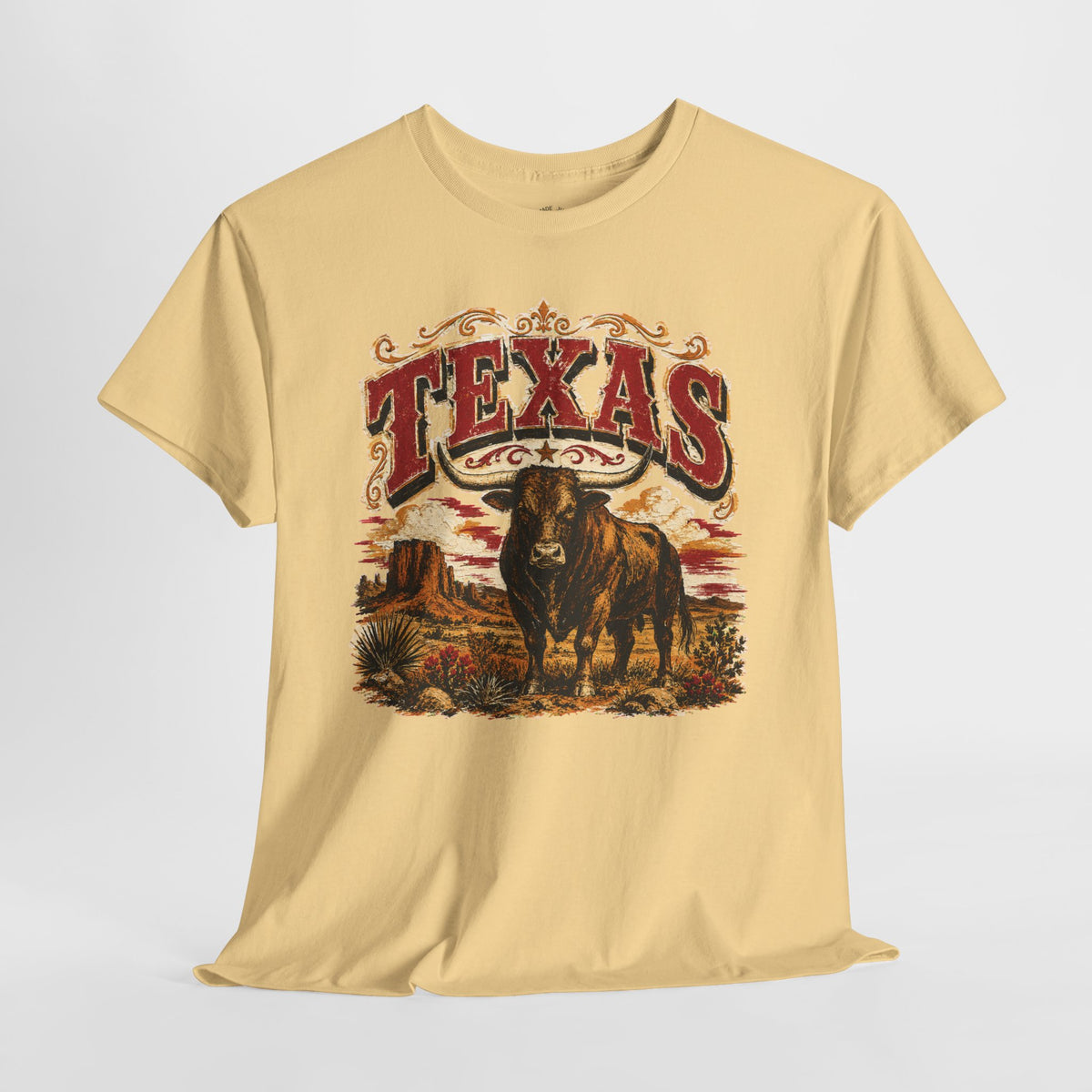 Texas Longhorn Shirt: Vintage Western Cattle Graphic Tee