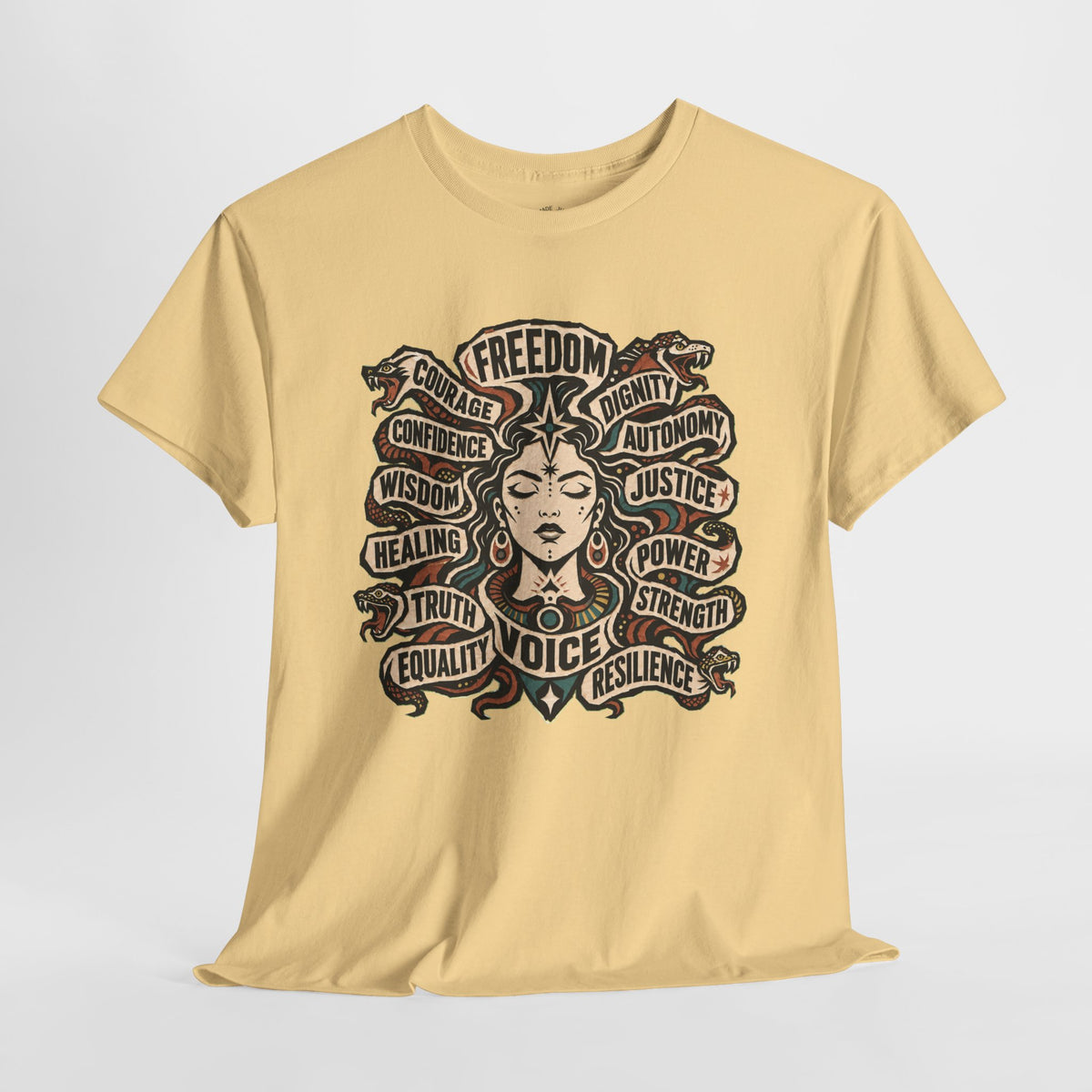 Empowerment Shirt: Serpent Portrait Graphic Tee